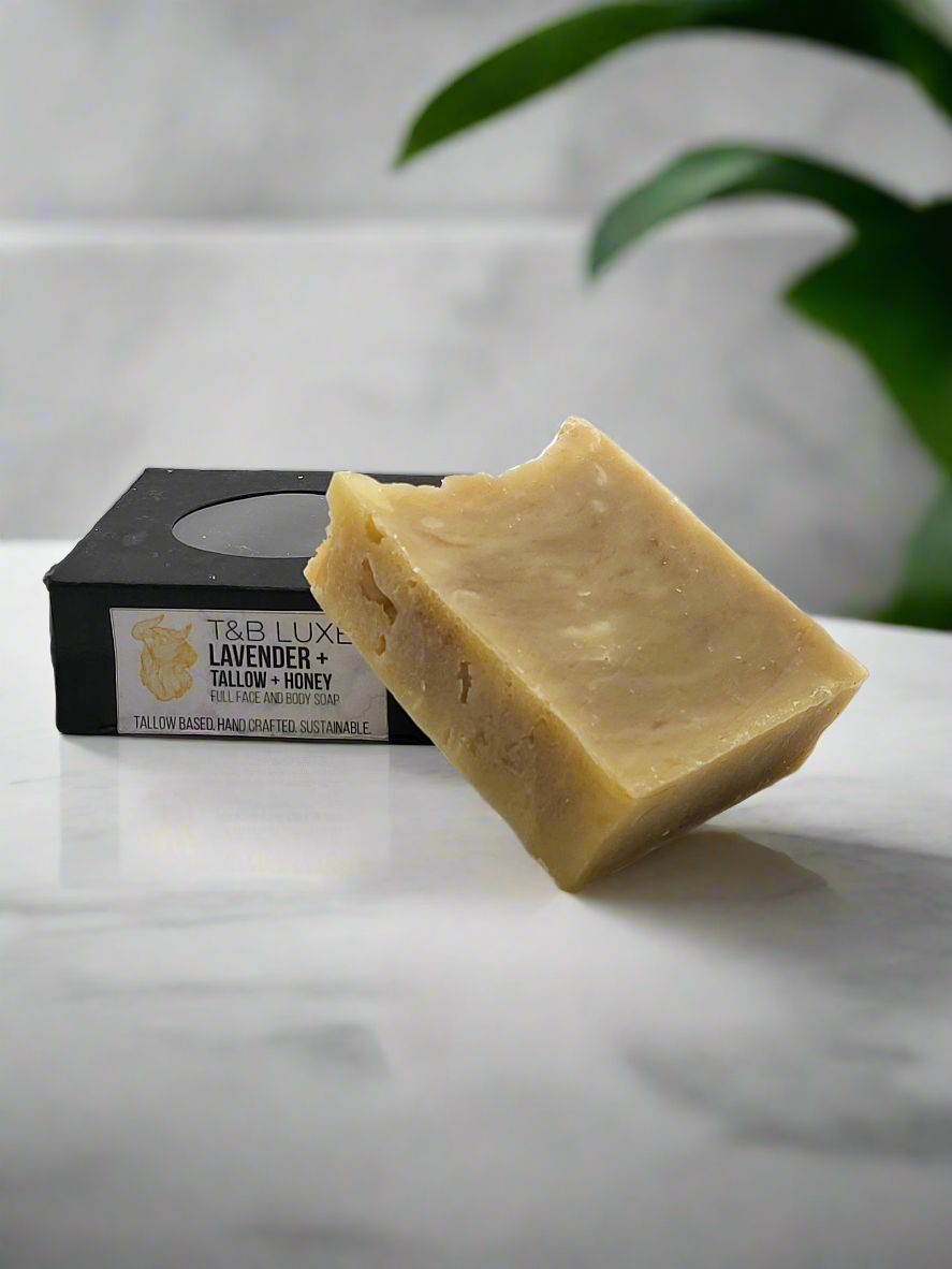 T&B Luxe Lavender+ Tallow and Honey Soap