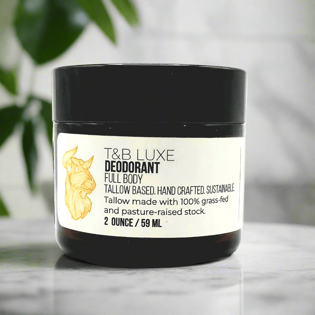 T&B Luxe Whipped Tallow Deodorant All Natural Aluminum Free Chemical Free - T&B LUXE