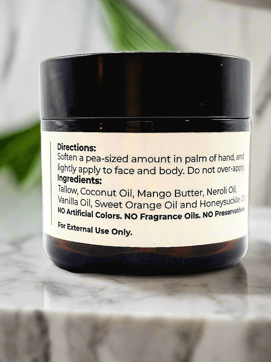 T&B Luxe Whipped Tallow Skin Cream All Natural in SignatureScent - 2 Ounce - T&B LUXE