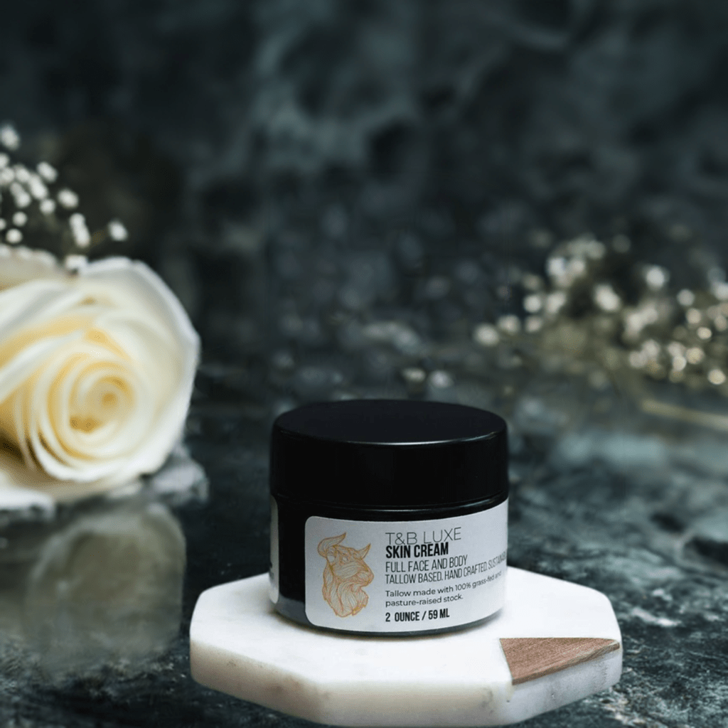 T&B Luxe Whipped Tallow Skin Cream All Natural in SignatureScent - 2 Ounce - T&B LUXE