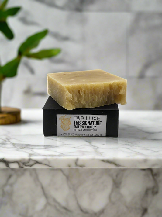 T&B Luxe Signature Tallow and Honey Soap