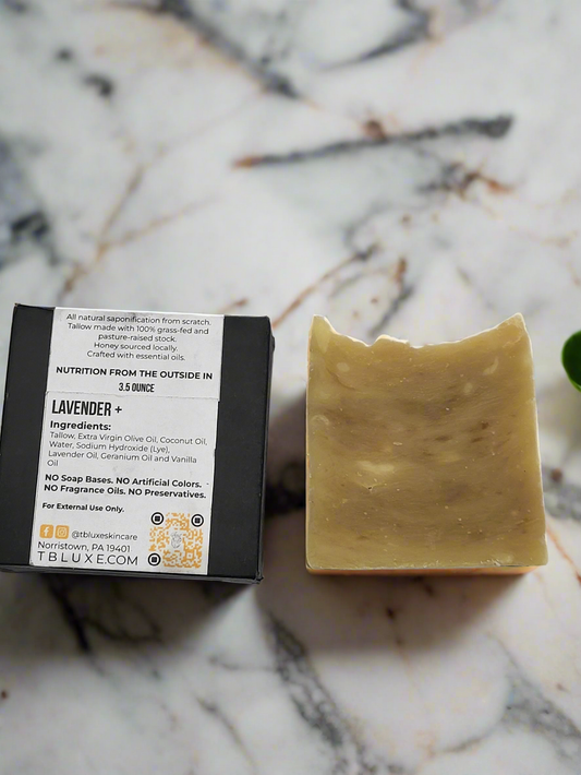 T&B Luxe Lavender+ Tallow and Honey Soap