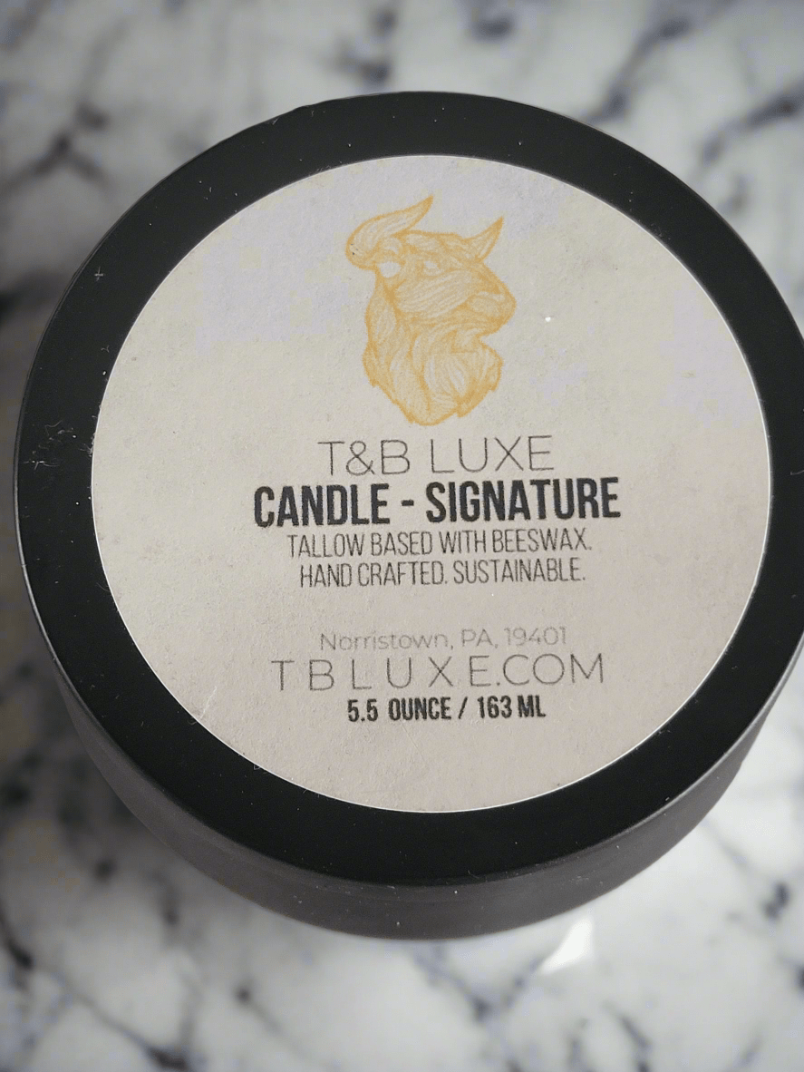 T&B Luxe Tallow and Beeswax Candles All Natural Essential Oils - T&B LUXE