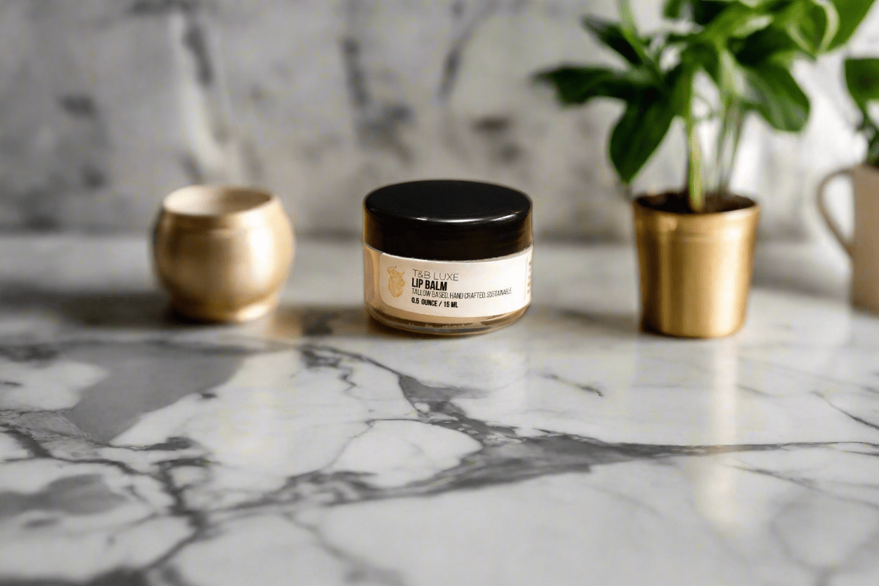 T&B Luxe Tallow and Honey Lip Balm All Natural - T&B LUXE