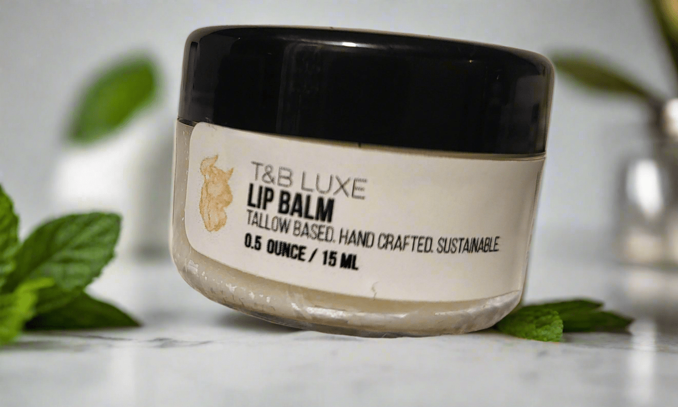 T&B Luxe Tallow and Honey Lip Balm All Natural - T&B LUXE